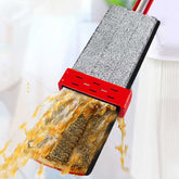 Free Hand Flat Floor Mop with 2 pcs Washable Microfiber Cleaning Pads -Mop